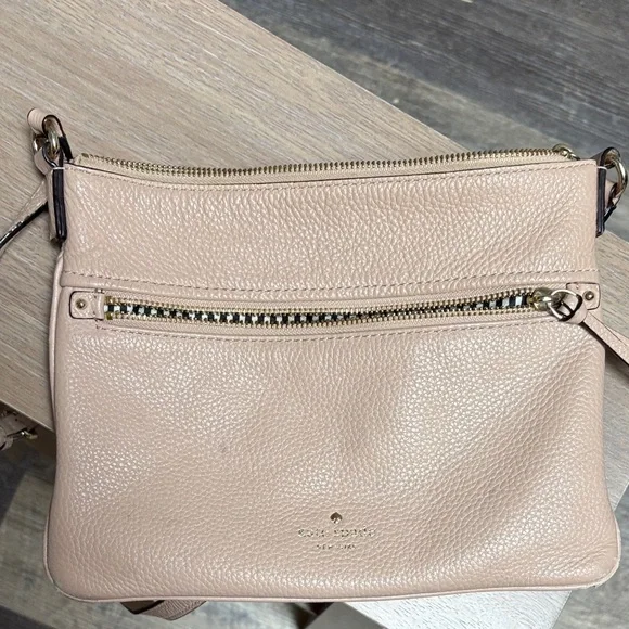 Kate Spade Blush Leather Crossbody Bag - Picture 7 of 10